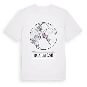 Balatonfűzfő t-shirt – ekologisk bomull t-shirt från Pinshirt
