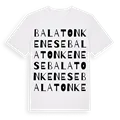 Balatonkenese ordlek t-shirt
