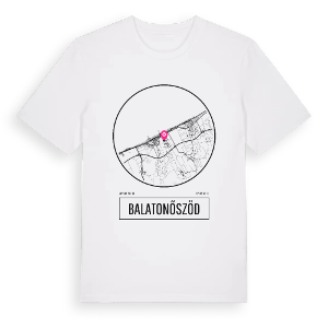 Balatonőszöd t-shirt – ekologisk bomull t-shirt från Pinshirt