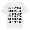 Balatonrendes ordlek t-shirt
