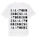 Balatonrendes ordlek t-shirt