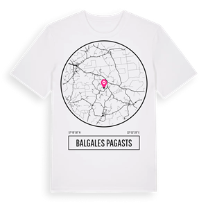 Balgales pagasts t-shirt – ekologisk bomull t-shirt från Pinshirt