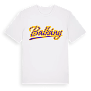 Balkány baseball t-shirt – ekologisk bomull t-shirt från Pinshirt