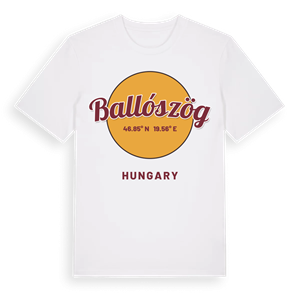 Ballószög cirkel t-shirt – ekologisk bomull t-shirt från Pinshirt