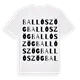 Ballószög ordlek t-shirt