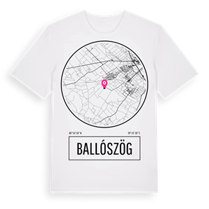 Ballószög t-shirt – ekologisk bomull t-shirt från Pinshirt