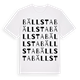 White t-shirt med Bällsta ordlek t-shirt