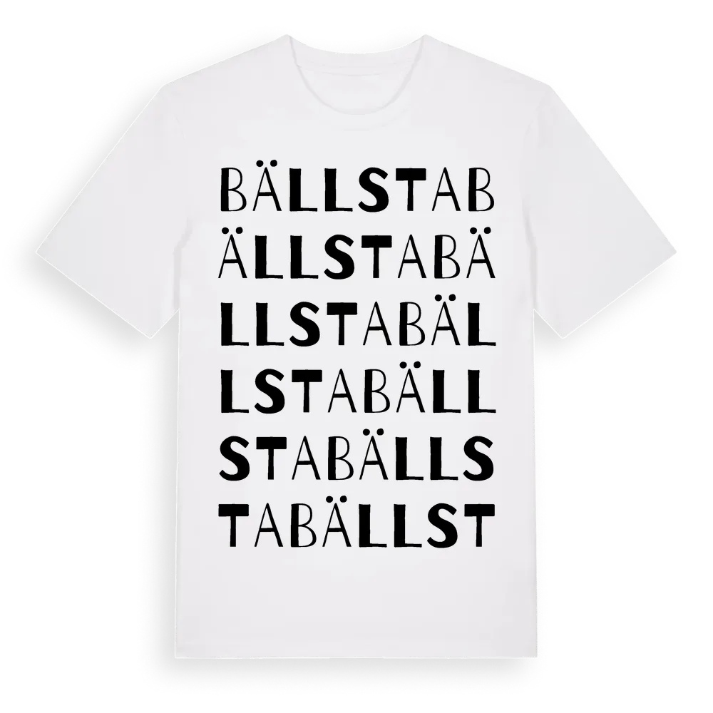 Bällsta ordlek t-shirt i miljö