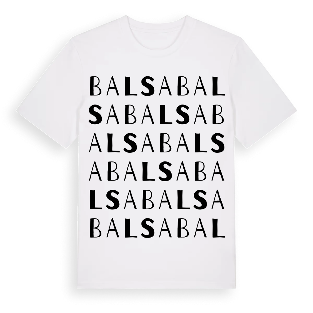 Balsa ordlek t-shirt – White, i miljö