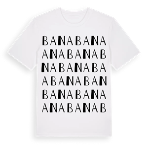 Bana ordlek t-shirt – ekologisk bomull t-shirt från Pinshirt