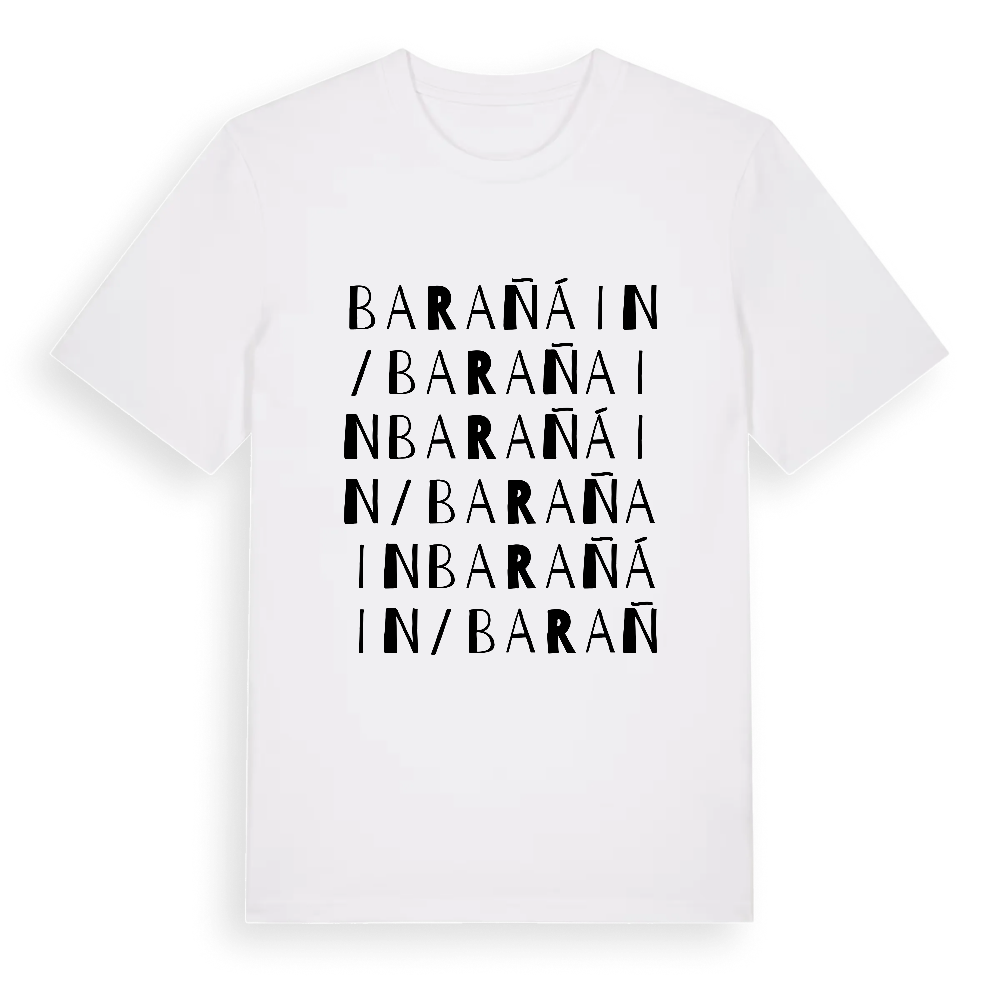 Barañáin / Barañain ordlek t-shirt – White, i miljö