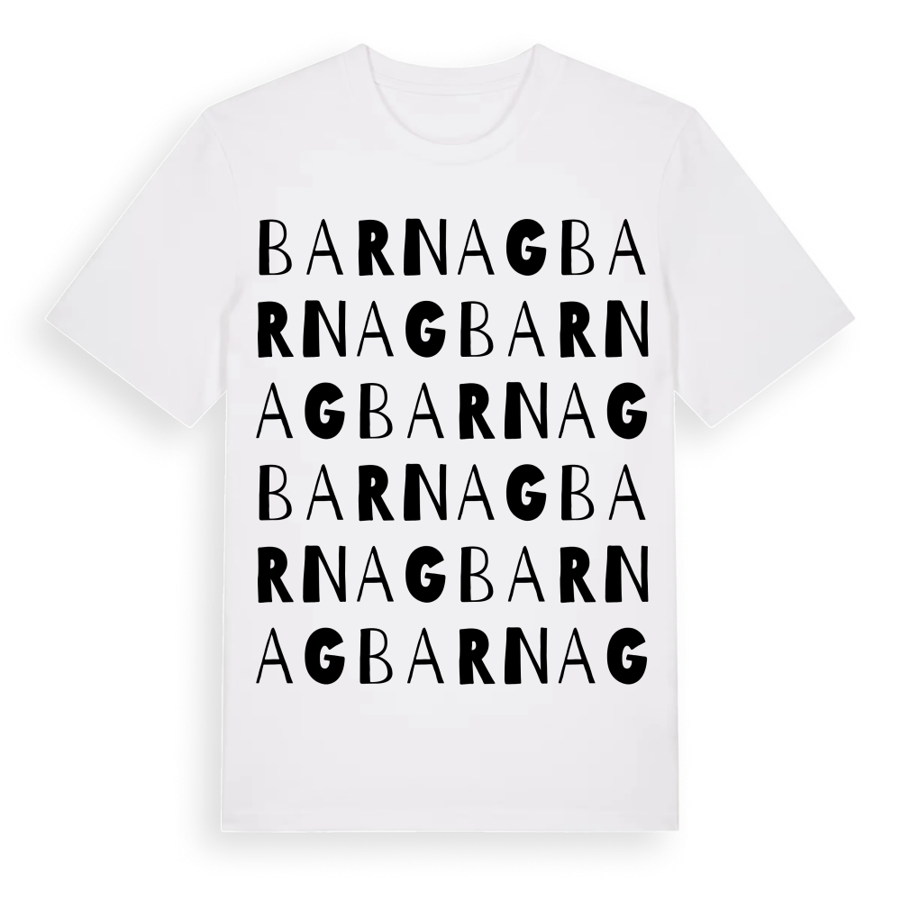 Barnag ordlek t-shirt – White, i miljö