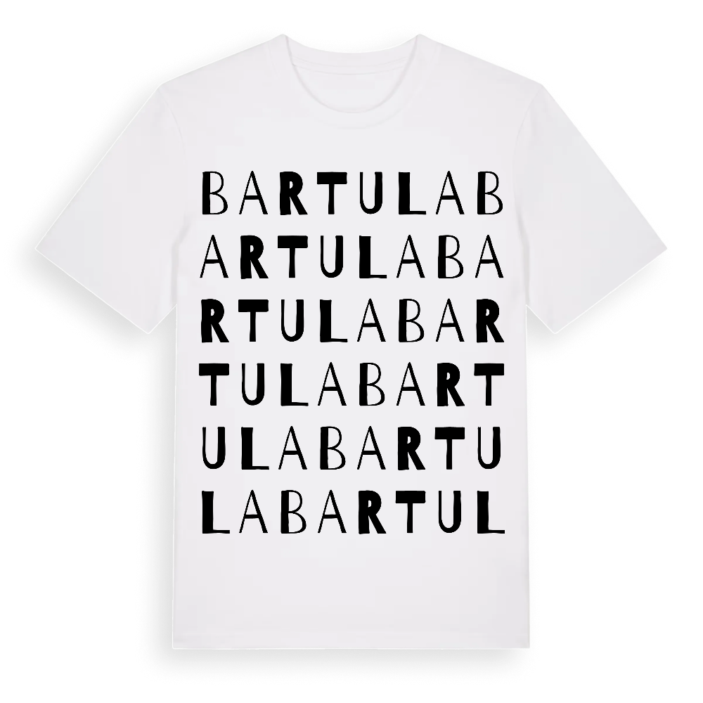 Bartula ordlek t-shirt – White, i miljö