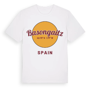 Basongaitz cirkel t-shirt – ekologisk bomull t-shirt från Pinshirt