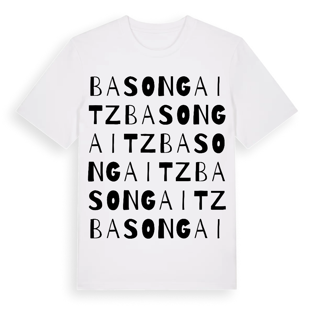 Basongaitz ordlek t-shirt – White, i miljö