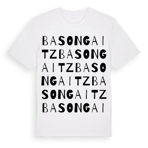 Basongaitz ordlek t-shirt – ekologisk bomull t-shirt från Pinshirt