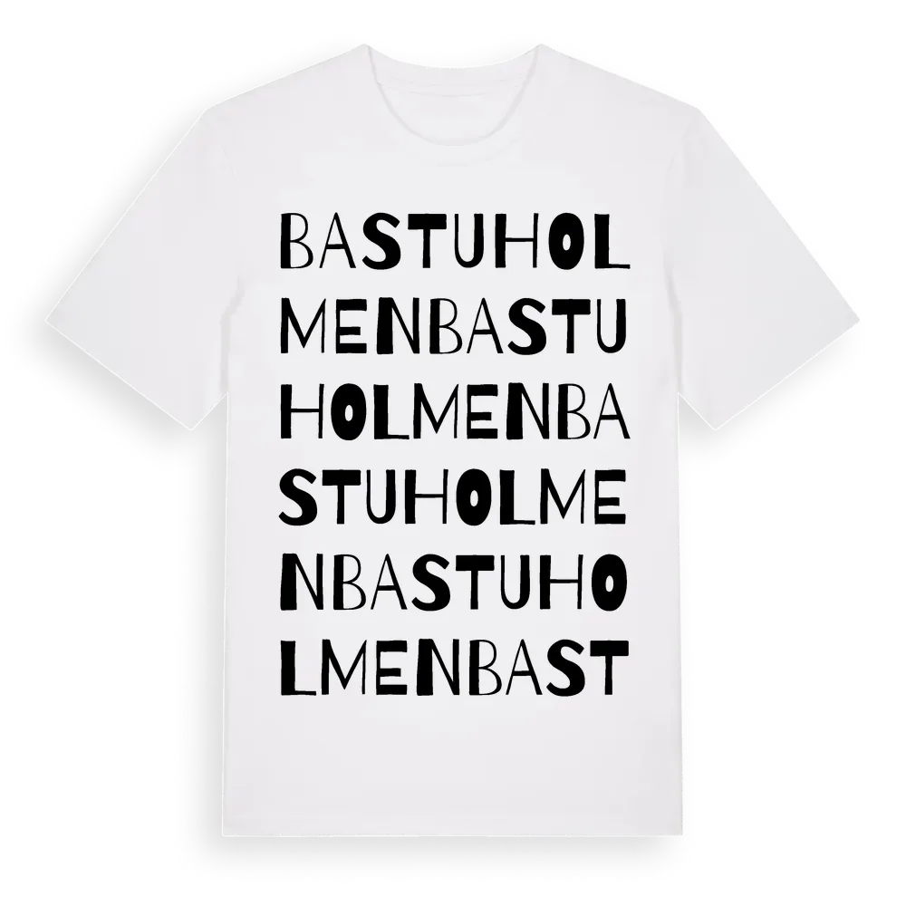 Bastuholmen ordlek t-shirt i miljö