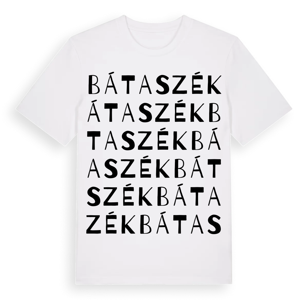 Bátaszék ordlek t-shirt – White, i miljö
