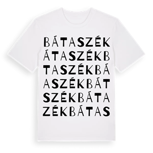 Bátaszék ordlek t-shirt – ekologisk bomull t-shirt från Pinshirt