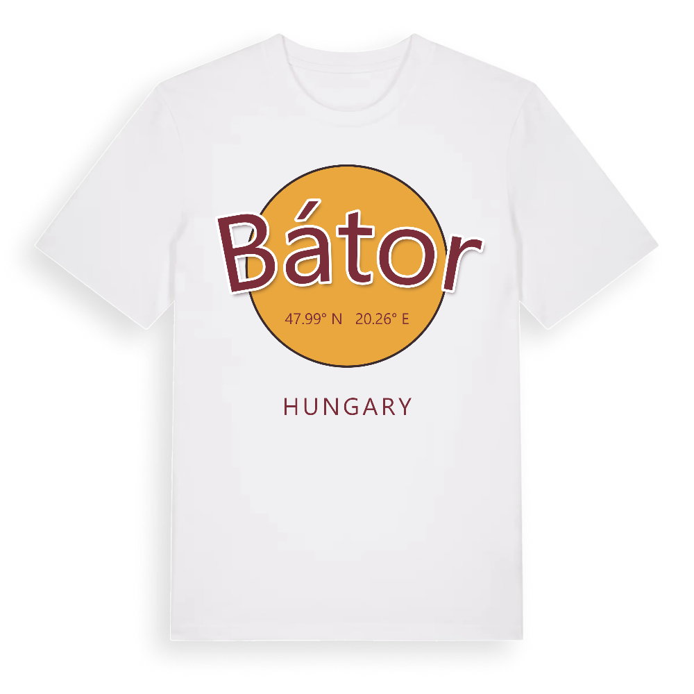 Bátor cirkel t-shirt – White, i miljö