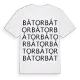 Bátor ordlek t-shirt