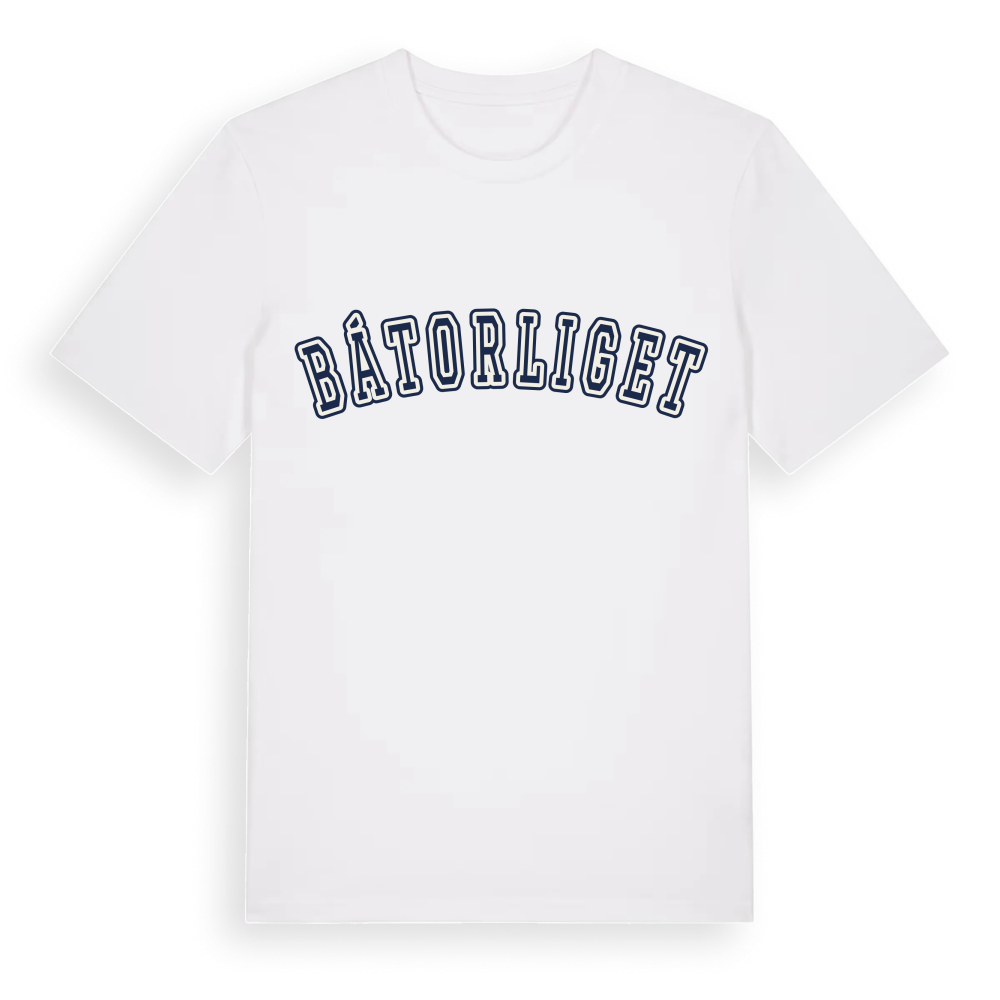 Bátorliget college t-shirt – White, i miljö