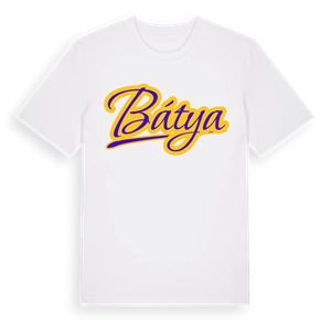Bátya baseball t-shirt – ekologisk bomull t-shirt från Pinshirt