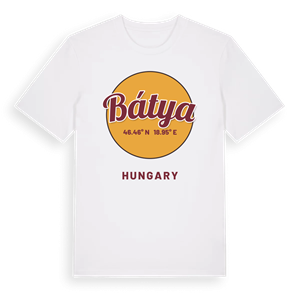 Bátya cirkel t-shirt – ekologisk bomull t-shirt från Pinshirt