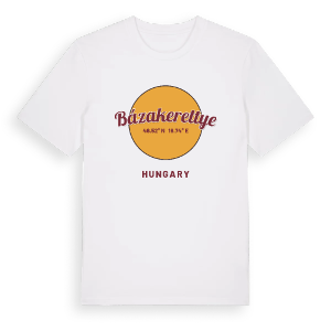 Bázakerettye cirkel t-shirt – ekologisk bomull t-shirt från Pinshirt