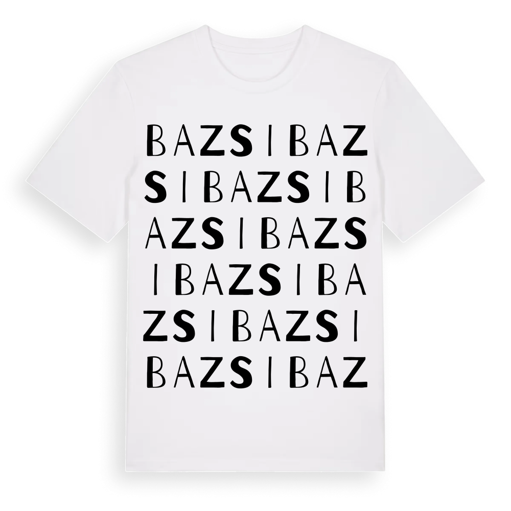 Bazsi ordlek t-shirt – White, i miljö