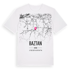 Baztan karta t-shirt – ekologisk bomull t-shirt från Pinshirt