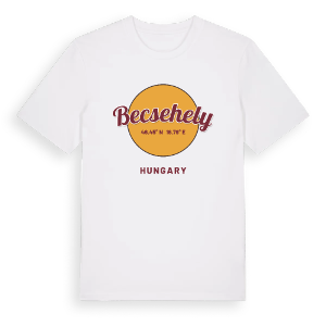 Becsehely cirkel t-shirt – ekologisk bomull t-shirt från Pinshirt