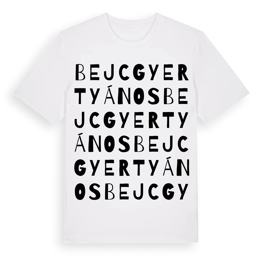 Bejcgyertyános ordlek t-shirt – White, i miljö
