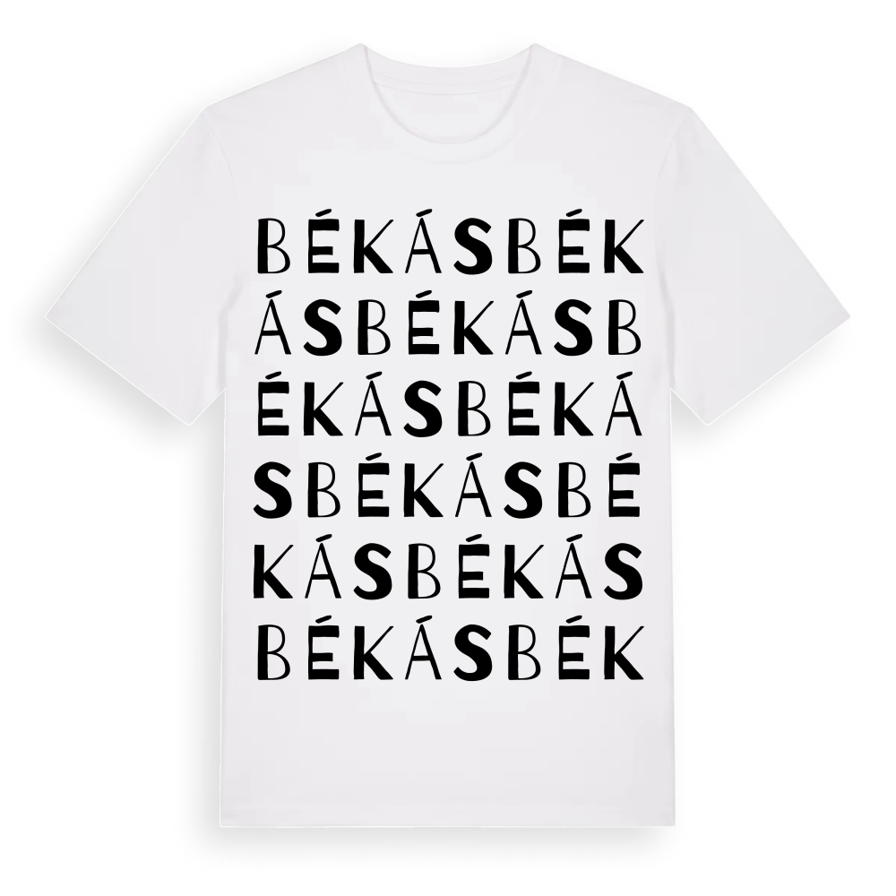Békás ordlek t-shirt – White, i miljö