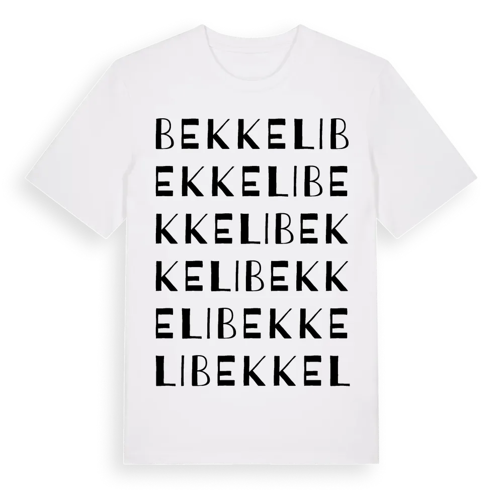 Bekkeli ordlek t-shirt i miljö