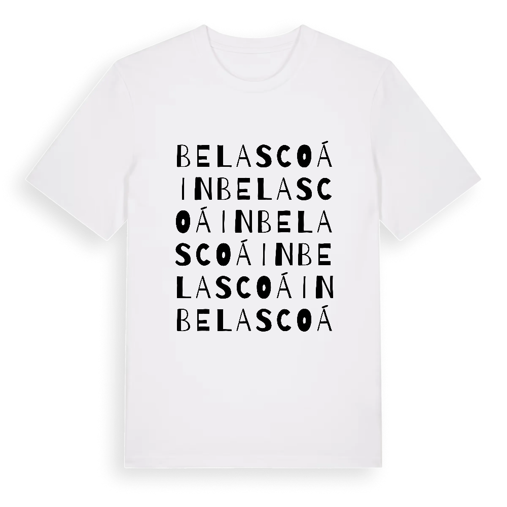 Belascoáin ordlek t-shirt – White, i miljö