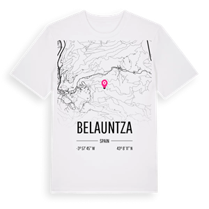 Belauntza karta t-shirt – ekologisk bomull t-shirt från Pinshirt