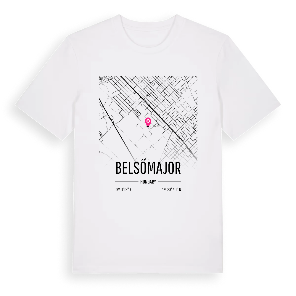 Belsőmajor karta t-shirt – White, i miljö