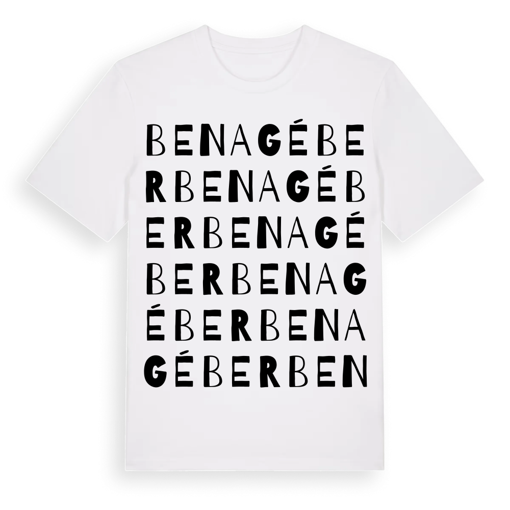 Benagéber ordlek t-shirt – White, i miljö