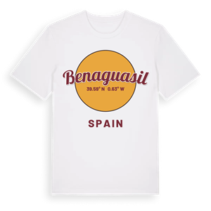 Benaguasil cirkel t-shirt – ekologisk bomull t-shirt från Pinshirt
