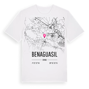 Benaguasil karta t-shirt – ekologisk bomull t-shirt från Pinshirt