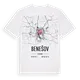 Benešov karta t-shirt