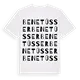 Benetússer ordlek t-shirt