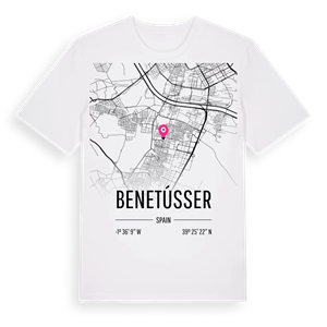 Benetússer karta t-shirt – ekologisk bomull t-shirt från Pinshirt