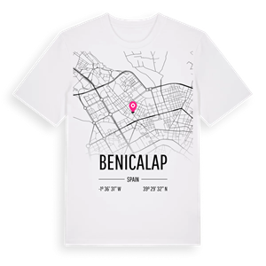 Benicalap karta t-shirt – ekologisk bomull t-shirt från Pinshirt