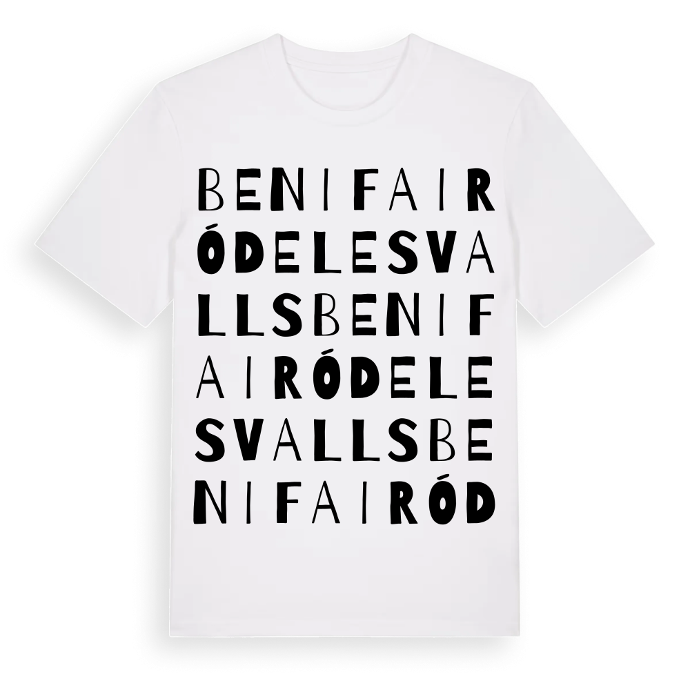 Benifairó de les Valls ordlek t-shirt – White, i miljö