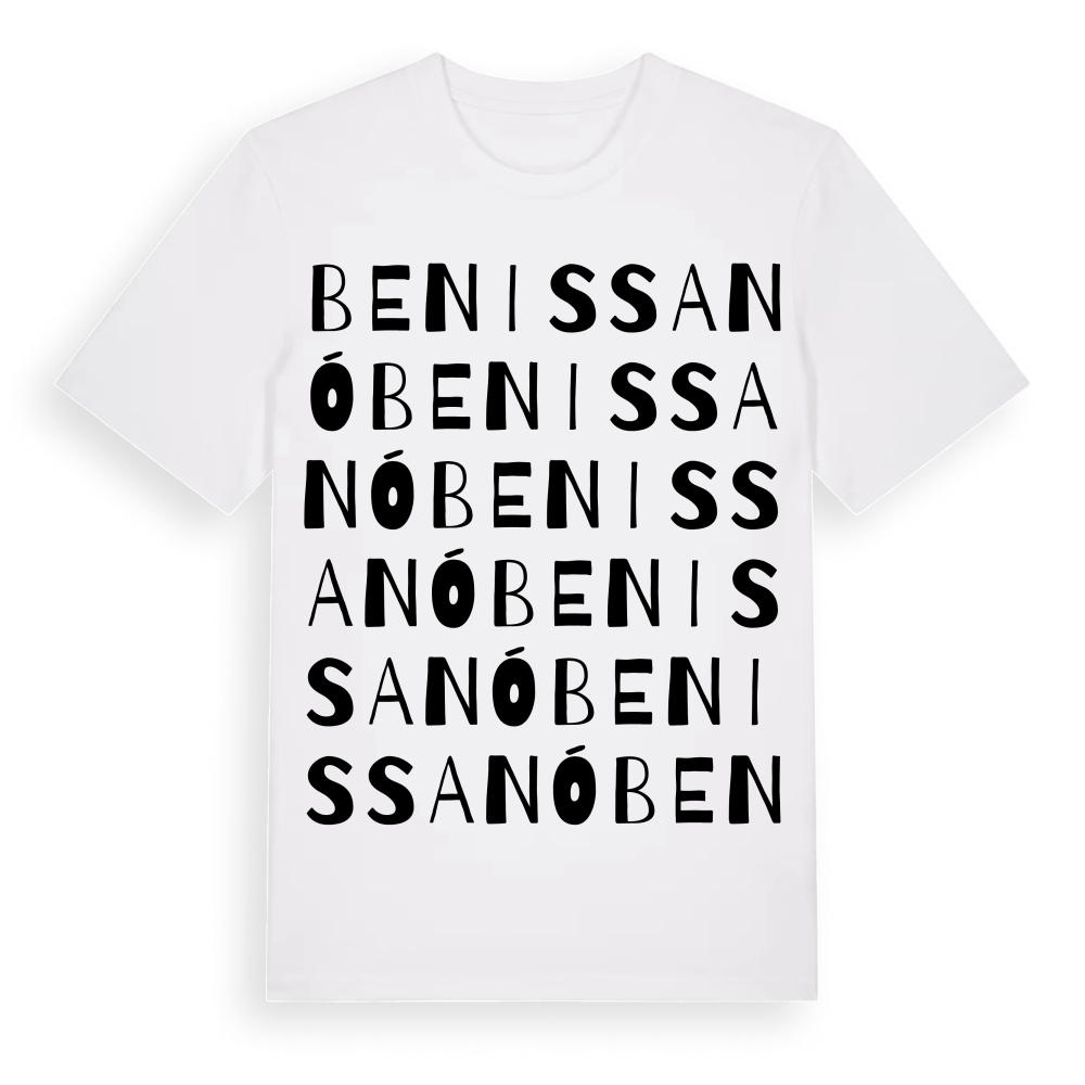 Benissanó ordlek t-shirt – White, i miljö