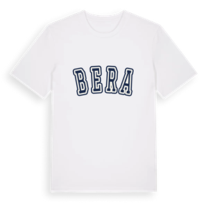 Bera college t-shirt – ekologisk bomull t-shirt från Pinshirt