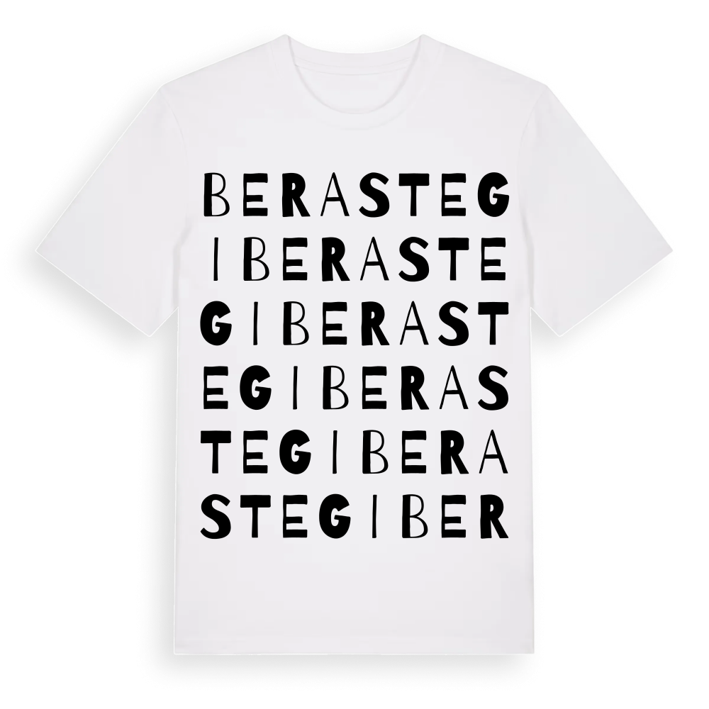 Berastegi ordlek t-shirt – White, i miljö