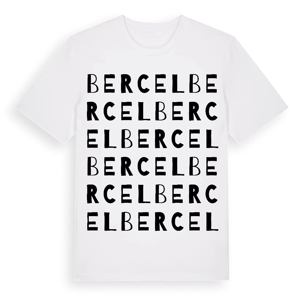 Bercel ordlek t-shirt – White, i miljö